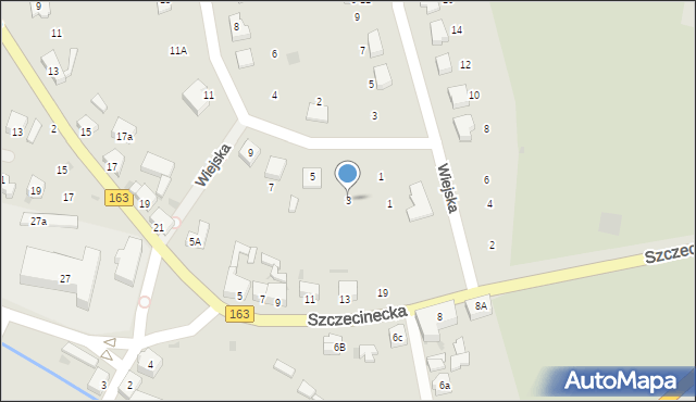 Czaplinek, Jarzębinowa, 3, mapa Czaplinek