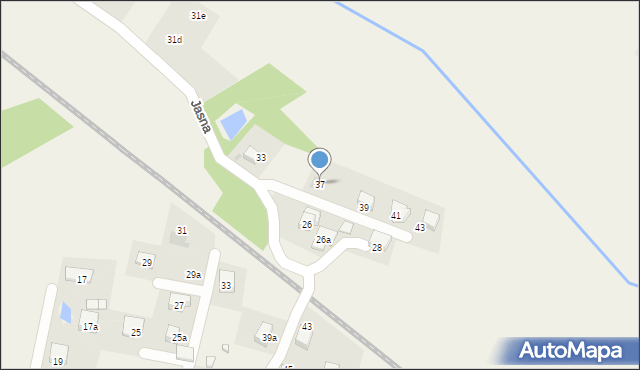 Czarków, Jasna, 37, mapa Czarków