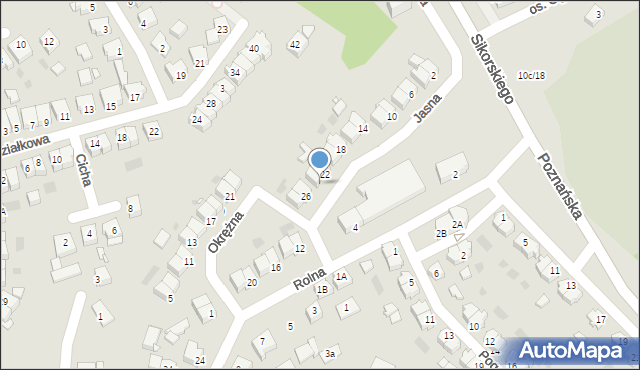 Czarnków, Jasna, 24, mapa Czarnków