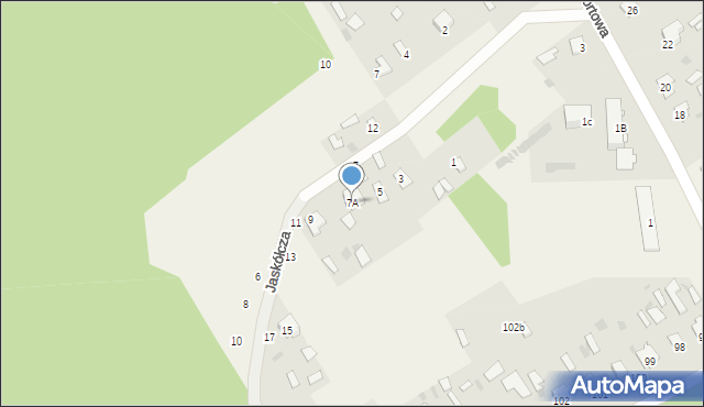 Czeremcha, Jaskółcza, 7A, mapa Czeremcha