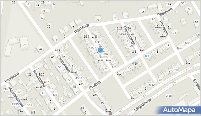 Częstochowa, Jasna, 2/15, mapa Częstochowy