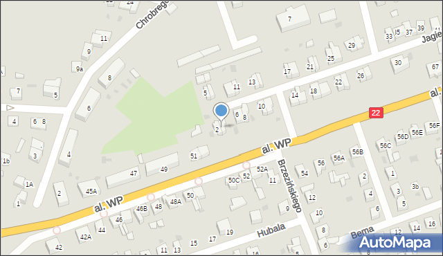 Człuchów, Jagiellońska, 4, mapa Człuchów