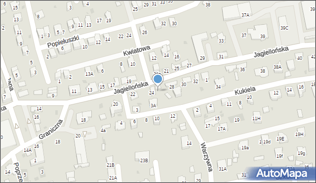 Dąbrowa Tarnowska, Jagiellońska, 26, mapa Dąbrowa Tarnowska