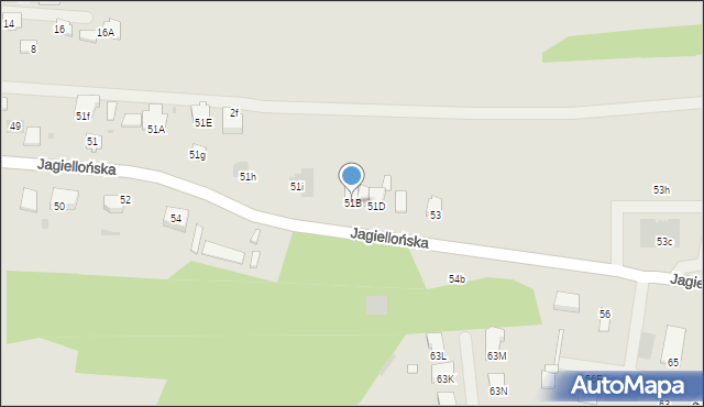 Dąbrowa Tarnowska, Jagiellońska, 51B, mapa Dąbrowa Tarnowska