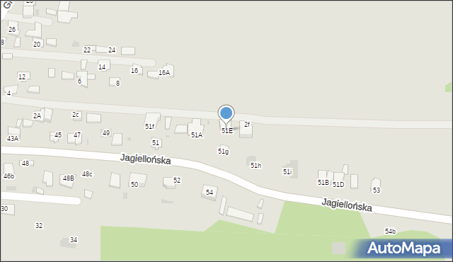 Dąbrowa Tarnowska, Jagiellońska, 51E, mapa Dąbrowa Tarnowska