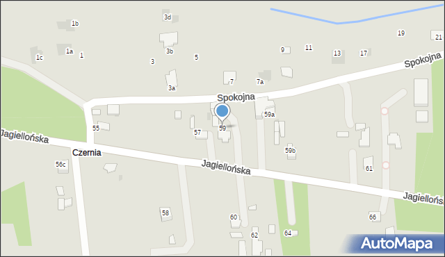 Dąbrowa Tarnowska, Jagiellońska, 59, mapa Dąbrowa Tarnowska