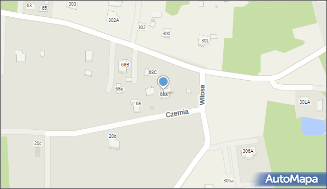 Dąbrowa Tarnowska, Jagiellońska, 68a, mapa Dąbrowa Tarnowska