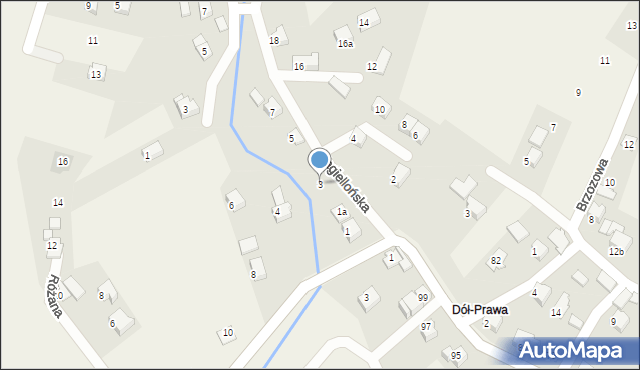 Dankowice, Jagiellońska, 3, mapa Dankowice