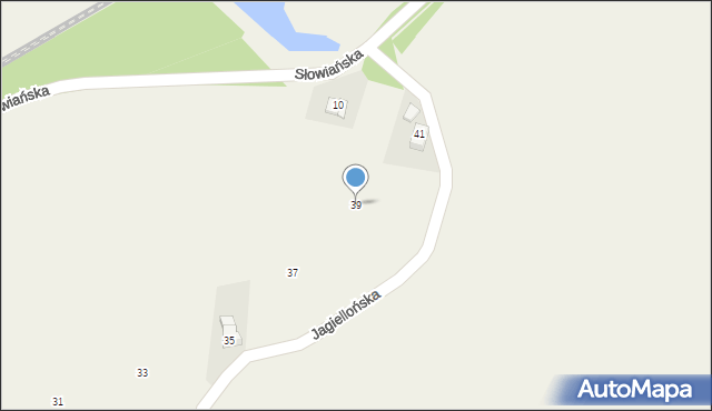 Dankowice, Jagiellońska, 39, mapa Dankowice