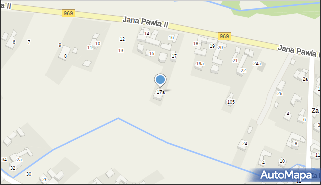 Dębno, Jana Pawła II, 17a, mapa Dębno