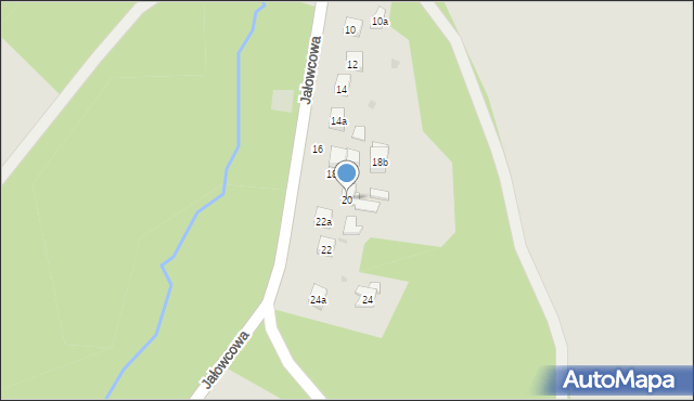 Dobczyce, Jałowcowa, 20, mapa Dobczyce