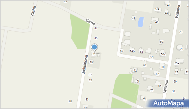 Dobczyn, Jaśminowa, 41, mapa Dobczyn