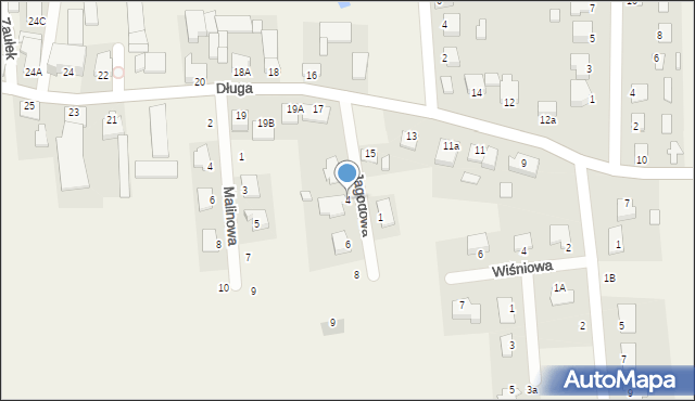 Dobrcz, Jagodowa, 4, mapa Dobrcz