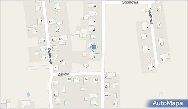 Dobrcz, Jarzębinowa, 9A, mapa Dobrcz