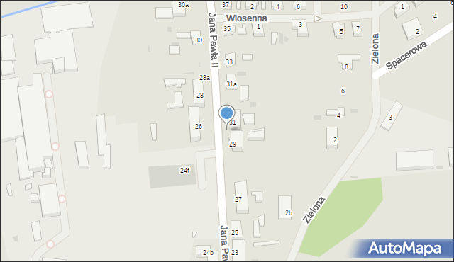 Dobrzany, Jana Pawła II, 31b, mapa Dobrzany