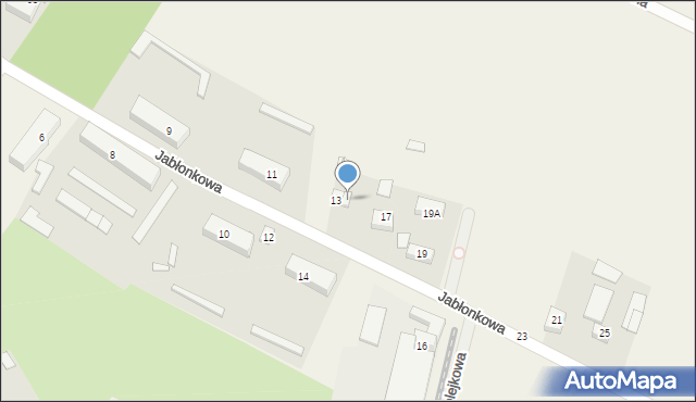 Dobrzelin, Jabłonkowa, 15, mapa Dobrzelin