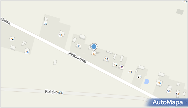 Dobrzelin, Jabłonkowa, 37, mapa Dobrzelin