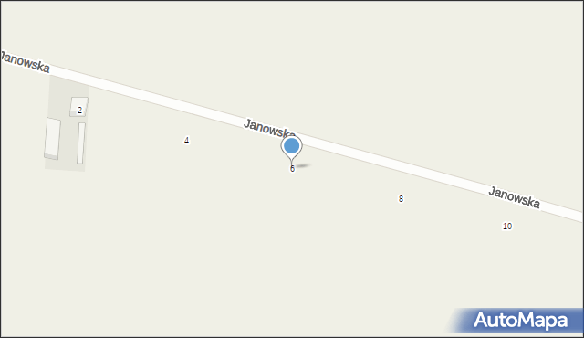 Dobrzelin, Janowska, 6, mapa Dobrzelin