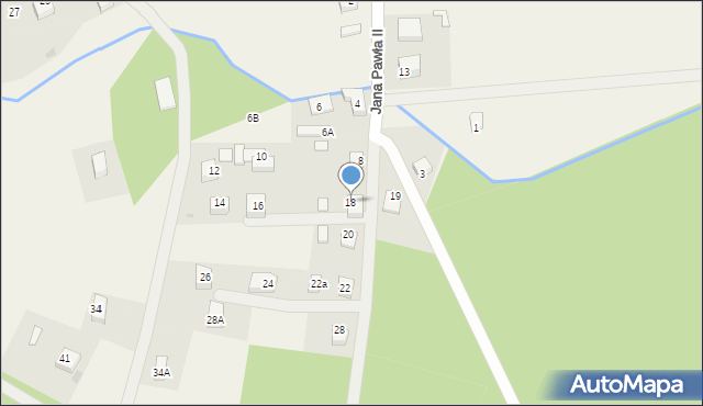 Domatówko, Jana Pawła II, 18, mapa Domatówko