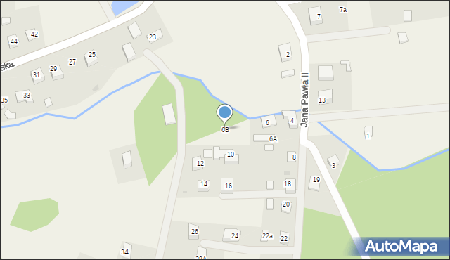 Domatówko, Jana Pawła II, 6B, mapa Domatówko