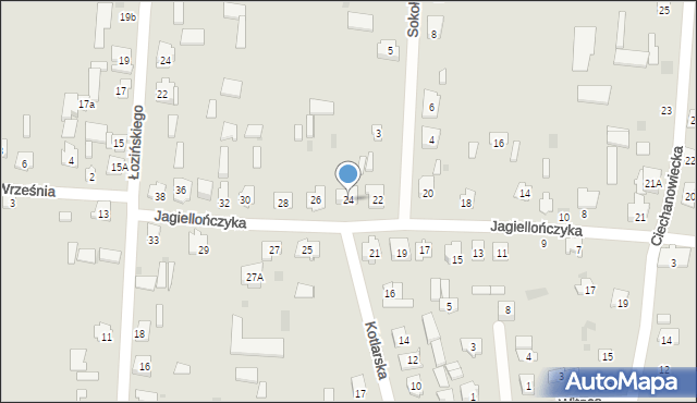 Drohiczyn, Jagiellończyka Aleksandra, 24, mapa Drohiczyn