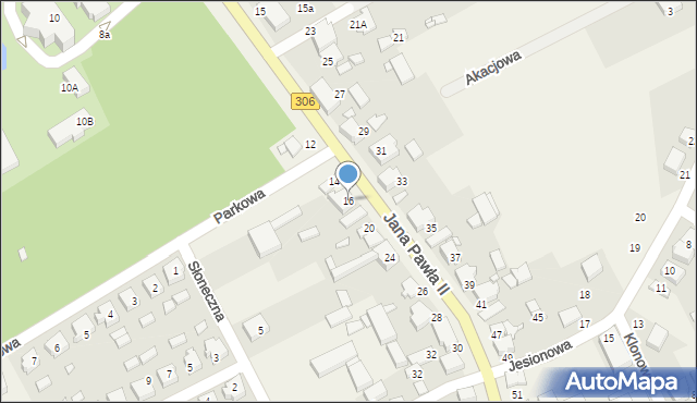 Duszniki, Jana Pawła II, 16, mapa Duszniki