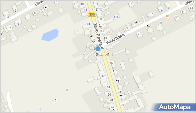 Duszniki, Jana Pawła II, 58, mapa Duszniki