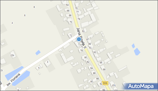 Duszniki, Jana Pawła II, 76A, mapa Duszniki