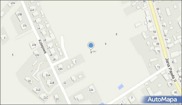 Duszniki, Jaśminowa, 4, mapa Duszniki