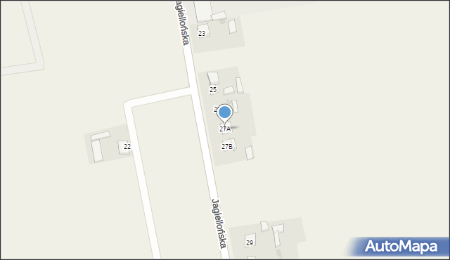 Dzierzgowo, Jagiellońska, 27A, mapa Dzierzgowo