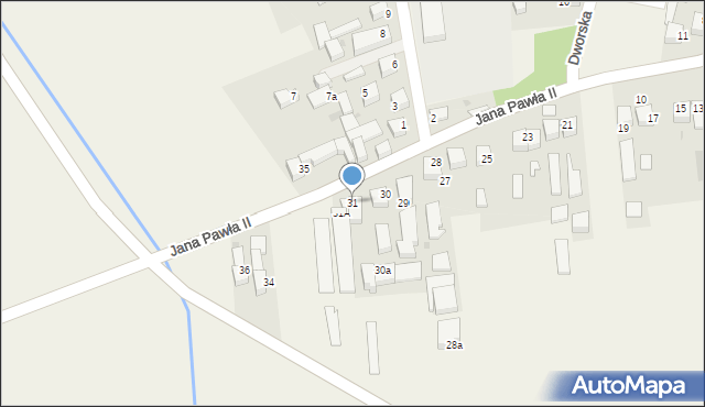 Frydman, Jana Pawła II, 31, mapa Frydman