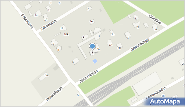 Garbatka-Letnisko, Jaworskiego Jana, dr., 2, mapa Garbatka-Letnisko