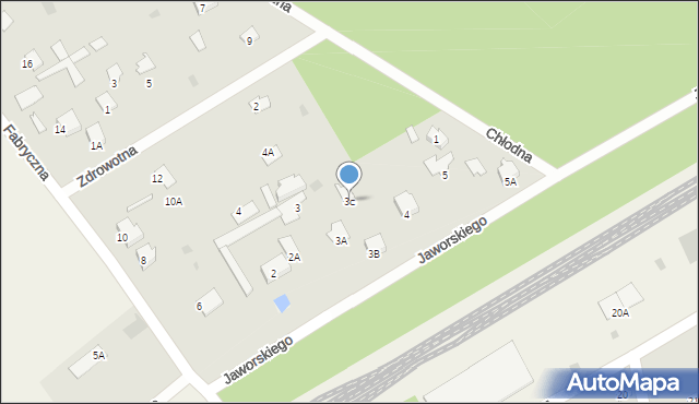Garbatka-Letnisko, Jaworskiego Jana, dr., 3c, mapa Garbatka-Letnisko