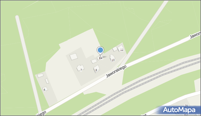 Garbatka-Letnisko, Jaworskiego Jana, dr., 8A, mapa Garbatka-Letnisko