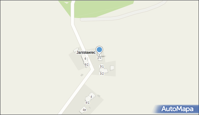 Garczegorze, Janisławiec, 2/1, mapa Garczegorze