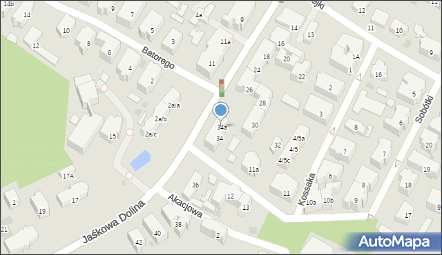 Gdańsk, Jaśkowa Dolina, 34a, mapa Gdańska