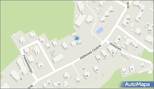 Gdańsk, Jaśkowa Dolina, 17, mapa Gdańska