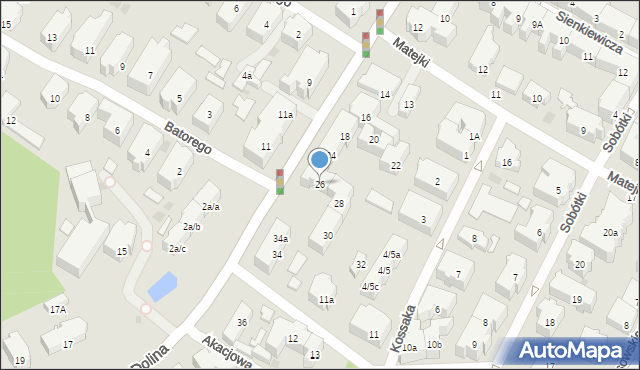 Gdańsk, Jaśkowa Dolina, 26, mapa Gdańska