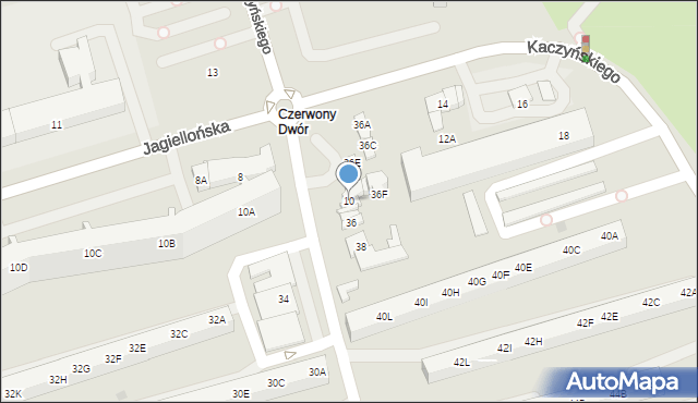 Gdańsk, Jagiellońska, 10, mapa Gdańska