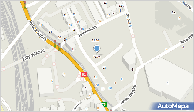 Gdańsk, Jana z Kolna, 24/26, mapa Gdańska