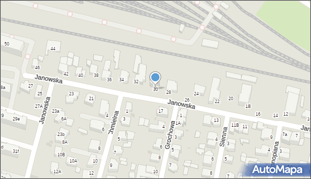 Gdynia, Janowska, 30, mapa Gdyni