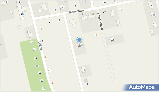 Giełczyn, Jałowcowa, 4B, mapa Giełczyn