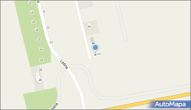 Giełczyn, Jałowcowa, 4f, mapa Giełczyn