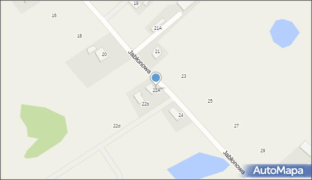 Glincz, Jabłonowa, 22A, mapa Glincz