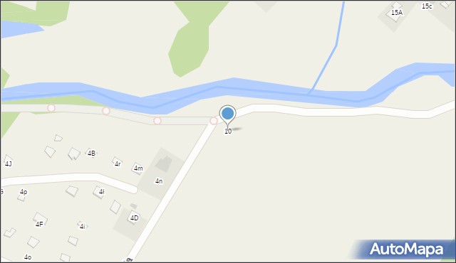 Glinianka, Jastrzębia, 10, mapa Glinianka