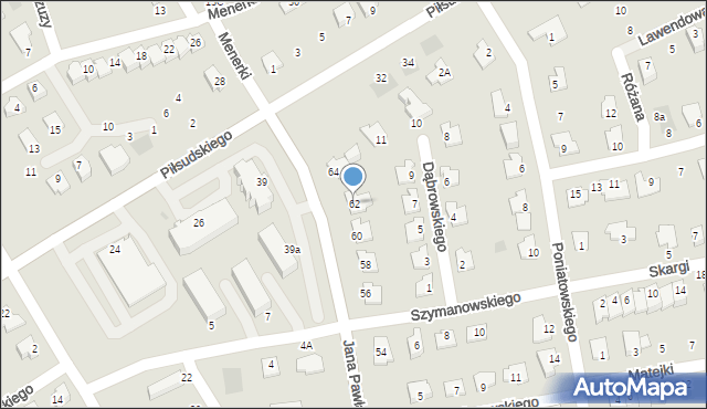 Głogów Małopolski, Jana Pawła II, 62, mapa Głogów Małopolski