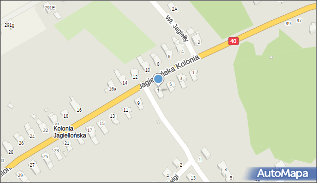 Głuchołazy, Jagiellońska Kolonia, 7, mapa Głuchołazy