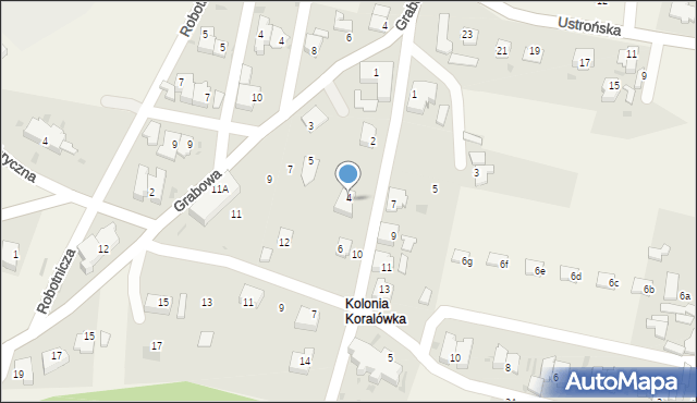 Goleszów, Jasna, 8, mapa Goleszów