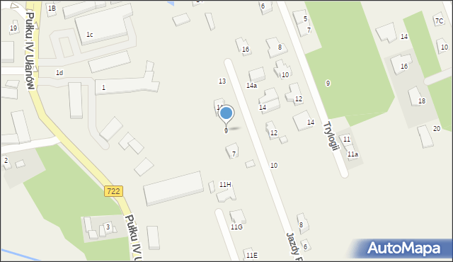 Gołków, Jazdy Polskiej, 9, mapa Gołków