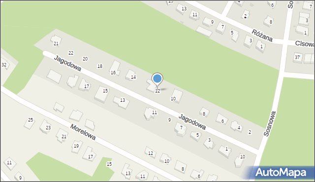 Golub-Dobrzyń, Jagodowa, 12, mapa Golub-Dobrzyń